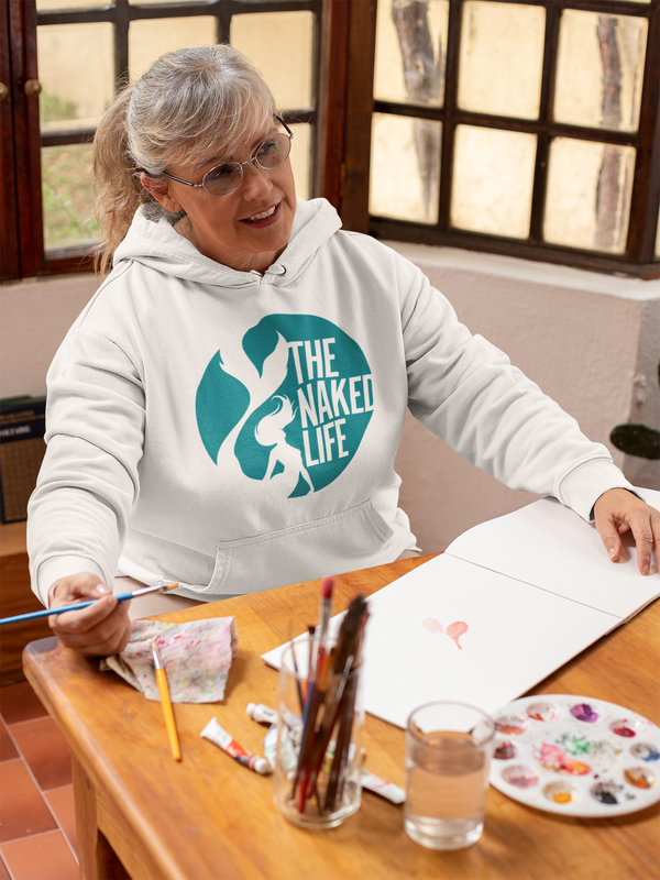 The Naked Life Hoodie White