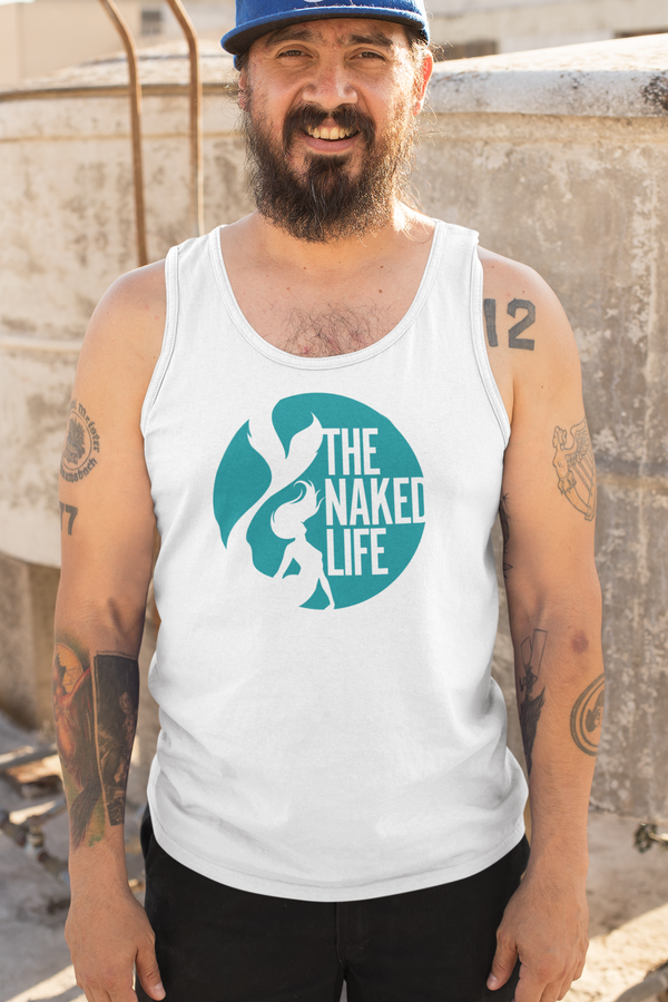 The Naked Life White Men's Tank Top